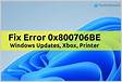 Fix 0xBE error for Windows Update, Xbox or Printe